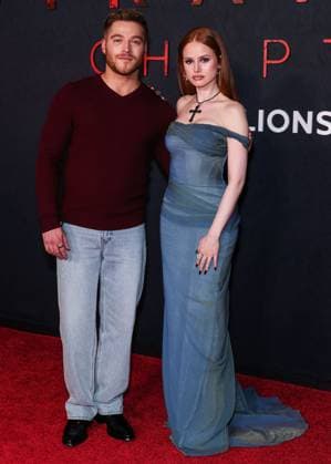World Premiere Of Lionsgate s The Strangers - Chapter 2 Froy Gutierrez and Madelaine Petsch arrive at the World Premiere Of Lionsgate s The Strangers - Chapter 2 held at AMC Century City 15 at Westfield Century City in Century City, Los Angeles, California, United States. AMC Century City 15 at Westfield Century City, Century City, Los Angeles, California, USA California United States  Copyright: xImagexPressxAgencyx originalFilename: collin-worldpre250917_npRFH.jpg