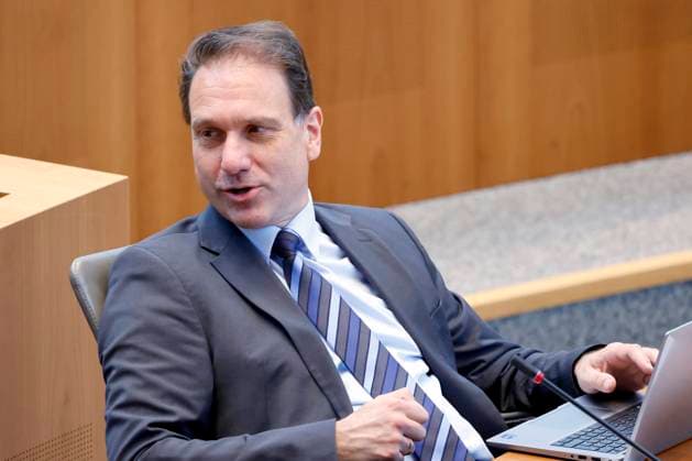 Politician Christian Loose AfD at a plenary session in the NRW state parliament Düsseldorf, 17 09 2025 NRW Germany Copyright: Christoph Hardt