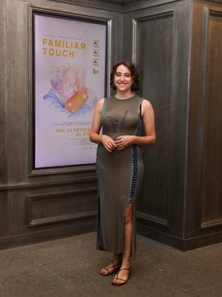 Rome, Italy: Rome, Quattro Fontane cinema, premiere of the film Familiar touch . Pictured: Sarah Friedland Rome Italy  - ZUMAp169 20250917_zea_p169_299 Copyright: xMarcoxProvvisionatox