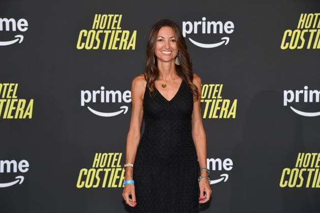 Rome, The Space Cinema Moderno Premiere of the Series Hotel Costiera , Pictured: Barbara Pavone  Copyright: xVincenzoxLandix xipa-agency.netx xVincenzoxLandix IPA_Agency_IPA65066019