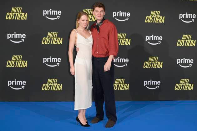 September 17, 2025, Rome, Italy: Sam Haygarth and girl friend (r) attend the Hotel Costiera Prime Video series premiere at The Space Moderno Cinema. Rome Italy - ZUMAs197 20250917_aaa_s197_311 Copyright: xMarioxCartellix