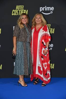 Rome, The Space Cinema Moderno Premiere of the series Hotel Costiera , In the photo: Giulia Minoli Matilde Bernabei  Copyright: xVincenzoxLandix xipa-agency.netx xVincenzoxLandix IPA_Agency_IPA65066186