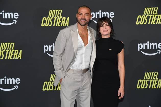 Rome, Italy: Rome, The Space Cinema Moderno Premiere of the Series Hotel Costiera , In the photo: Jesse Williams Maria Chiara Giannetta Rome Italy  - ZUMAp169 20250917_zea_p169_336 Copyright: xVincenzoxLandix
