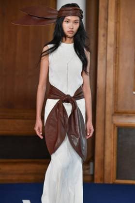 Mercedes-Benz Fashion Week de Madrid - 17 Sep 2025 A model walks the runway wearing a design by PALOMO SPAIN during the Mercedes-Benz Fashion Week de Madrid in IFERMA. Madrid Spain Copyright: xAtilanoxGarciax xSOPAxImagesx FOTO48265
