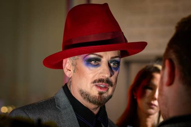 The Blitz Club Exhibition launch at The Design Museum, London 17th September 2025. Boy George arrives to the red carpet for The Blitz Club Exhibition launch at the Design Museum, 17 September 2025., Credit:Tina Korhonen Avalon London, The Iconic Gallery,  Copyright: xTinaxKorhonenx xAvalonx 1038191896