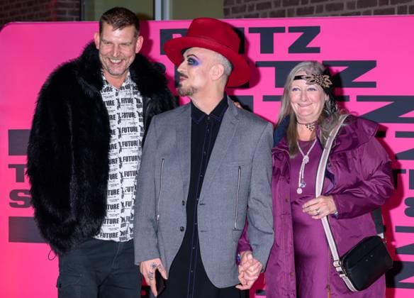 The Blitz Club Exhibition launch at The Design Museum, London 17th September 2025. Boy George arrives to the red carpet for The Blitz Club Exhibition launch at the Design Museum, 17 September 2025., Credit:Tina Korhonen Avalon London, The Iconic Gallery,  Copyright: xTinaxKorhonenx xAvalonx 1038191919