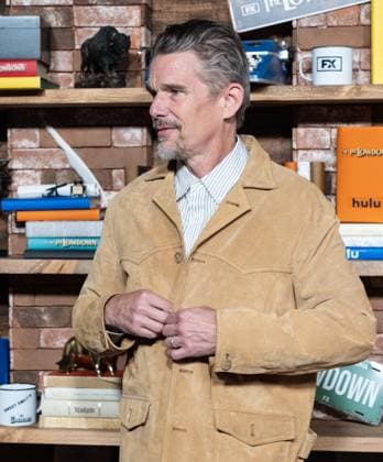 September 17, 2025, Bronx, New York, USA: Ethan Hawke attends FX premiere of The Lowdown on Hulu at Brooklyn Academy of Music in New York, NY on September 17, 2025. Bronx USA - ZUMAr339 20250917_znp_r339_084 Copyright: xLevxRadinx