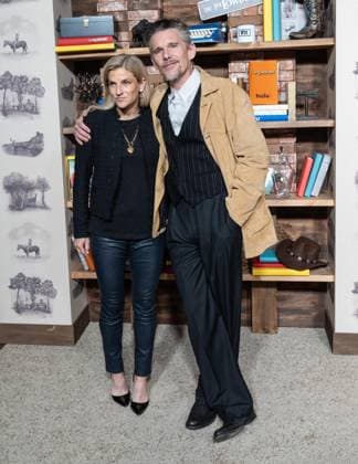 September 17, 2025, Bronx, New York, USA: Rayn Hawke and Ethan Hawke attend FX premiere of The Lowdown on Hulu at Brooklyn Academy of Music in New York, NY on September 17, 2025. Bronx USA - ZUMAr339 20250917_znp_r339_094 Copyright: xLevxRadinx