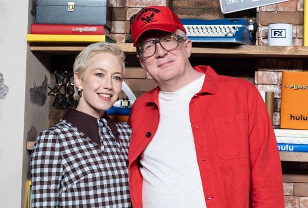 September 17, 2025, Bronx, New York, USA: Carrie Coon and Tracy Letts attend FX premiere of The Lowdown on Hulu at Brooklyn Academy of Music in New York, NY on September 17, 2025. Bronx USA - ZUMAr339 20250917_znp_r339_115 Copyright: xLevxRadinx