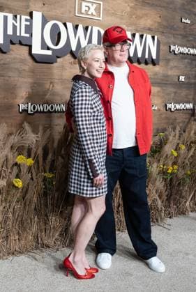 September 17, 2025, Bronx, New York, USA: Carrie Coon and Tracy Letts attend FX premiere of The Lowdown on Hulu at Brooklyn Academy of Music in New York, NY on September 17, 2025. Bronx USA - ZUMAr339 20250917_znp_r339_119 Copyright: xLevxRadinx