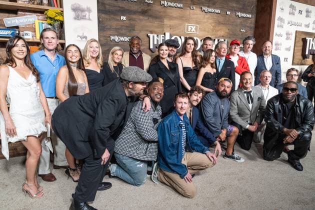 September 17, 2025, Bronx, New York, USA: Cast attends FX premiere of The Lowdown on Hulu at Brooklyn Academy of Music in New York, NY on September 17, 2025. Bronx USA - ZUMAr339 20250917_znp_r339_138 Copyright: xLevxRadinx