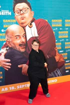 Nico Randel at the premiere of the feature film Ganzer halber Bruder at Holi Kino Hamburg, 17 09 2025 Foto:xK.xRichter xFuturexImagex bruder_hh_5937
