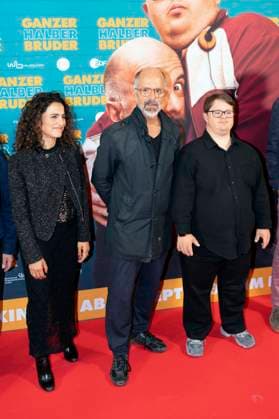 Sesede Terziyan, Neele Buchholz and Nico Randel at the premiere of the feature film Ganzer halber Bruder at Holi Kino Hamburg, 17 09 2025 Foto:xK.xRichter xFuturexImagex bruder_hh_5942