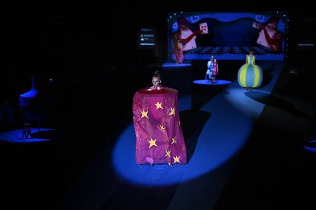 Mercedes-Benz Fashion Week Madrid 2026 MADRID, SPAIN - SEPTEMBER 18: A model walks the runway to present a creation during the Agatha Ruiz de la Prada show at Mercedes-Benz Fashion Week Madrid 2026 Spring Summer at IFEMA in Madrid, Spain on September 18, 2025. Burak Akbulut Anadolu Madrid Spain. Editorial use only. Please get in touch for any other usage.  Copyright: x2025xAnadoluxBurakxAkbulutx