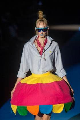 September 18, 2025, Madrid, Madrid, Spain: A model walks the runway for Agatha Ruiz de la Prada s Spring Summer 2026 collection during the 40th Mercedes-Benz Fashion Week in Madrid. Madrid Spain - ZUMAs296 20250918_znp_s296_004 Copyright: xLuisxSotox