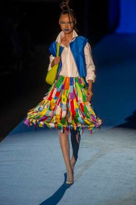 Agatha Ruiz de la Prada, Madrid Fashion Week in Madrid, Spain - 18 Sept 2025 A model walks the runway for Agatha Ruiz de la Prada s Spring Summer 2026 collection during the 40th Mercedes-Benz Fashion Week in Madrid. Madrid Spain Copyright: xLuisxSotox xSOPAxImagesx LSOTOARP04