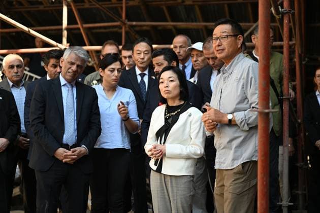 Princess Akiko of Mikasa of Japan visits the excavation site in Turkiye KIRSEHIR, TURKIYE - SEPTEMBER 18: Princess Akiko of Mikasa of Japan visits the Kaman-Kalehoyuk excavation site, supported by the Japanese Government on September 18, 2025 in Kaman district of Kirsehir, Turkiye. Sercan Kucuksahin Anadolu Kirsehir Turkey. Editorial use only. Please get in touch for any other usage.  Copyright: x2025xAnadoluxSercanxKucuksahinx