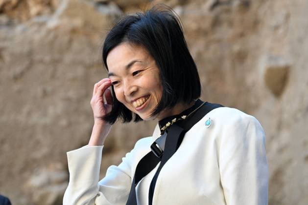 Princess Akiko of Mikasa of Japan visits the excavation site in Turkiye KIRSEHIR, TURKIYE - SEPTEMBER 18: Princess Akiko of Mikasa of Japan visits the Kaman-Kalehoyuk excavation site, supported by the Japanese Government on September 18, 2025 in Kaman district of Kirsehir, Turkiye. Sercan Kucuksahin Anadolu Kirsehir Turkey. Editorial use only. Please get in touch for any other usage.  Copyright: x2025xAnadoluxSercanxKucuksahinx