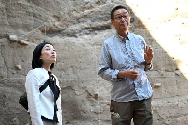 Princess Akiko of Mikasa of Japan visits the excavation site in Turkiye KIRSEHIR, TURKIYE - SEPTEMBER 18: Princess Akiko of Mikasa of Japan visits the Kaman-Kalehoyuk excavation site, supported by the Japanese Government on September 18, 2025 in Kaman district of Kirsehir, Turkiye. Sercan Kucuksahin Anadolu Kirsehir Turkey. Editorial use only. Please get in touch for any other usage.  Copyright: x2025xAnadoluxSercanxKucuksahinx