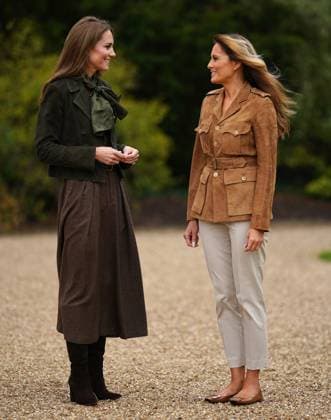 The Princess of Wales and Melania Trump meet Scouts The Princess of Wales and Melania Trump meet members of the Scouts Squirrels programme in Frogmore Gardens on the final day of US President Donald Trump s second state visit to the UK, at Windsor Castle, Windsor, Berkshire, UK, on the 18th September 2025. Picture by Yui Mok WPA-Pool Windsor Windsor Castle Berkshire United Kingdom  WHA-0803