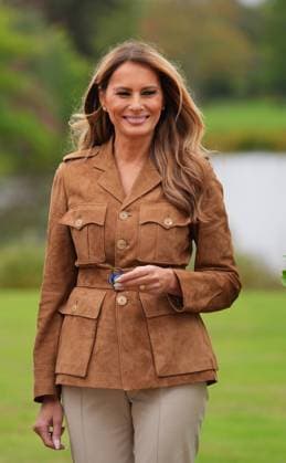 . 18 09 2025. Windsor, United Kingdom. First Lady Melania Trump and Kate Middleton, the Princess of Wales, meet members of the Scouts Squirrels programme in Frogmore Gardens in Windsor on day two of the State Visit to the United Kingdom.  xPoolx xi-Imagesx IIM-26240-0119