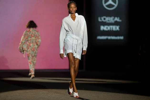 The Label Edition Fashion week Madrid, Spain - 18 Sep 2025 A model walks the runway during the The Label Edition Spring Summer 2026 collection show during the 40th Mercedes-Benz Fashion Week. Madrid Spain Copyright: xLuisxSotox xSOPAxImagesx LSOTOTLE10