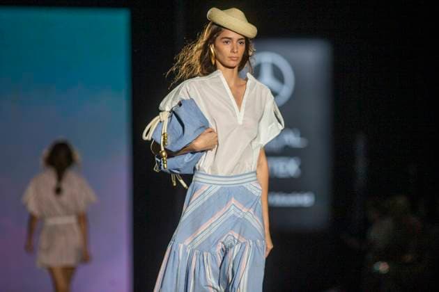 The Label Edition Fashion week Madrid, Spain - 18 Sep 2025 A model walks the runway during the The Label Edition Spring Summer 2026 collection show during the 40th Mercedes-Benz Fashion Week. Madrid Spain Copyright: xLuisxSotox xSOPAxImagesx LSOTOTLE12