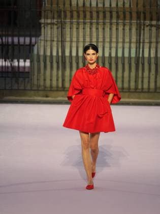 Carolina Herrera fashion show in Madrid s Plaza Mayor during MBFW, Madrid, September 18, 2025. Cordon Press 