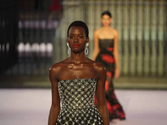Carolina Herrera fashion show in Madrid s Plaza Mayor during MBFW, Madrid, September 18, 2025. Cordon Press 