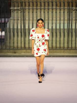 Carolina Herrera fashion show in Madrid s Plaza Mayor during MBFW, Madrid, September 18, 2025. Cordon Press 