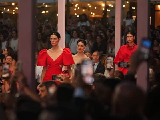 Carolina Herrera fashion show in Madrid s Plaza Mayor during MBFW, Madrid, September 18, 2025. Cordon Press 