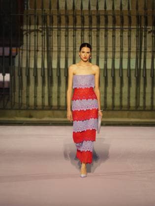 Carolina Herrera fashion show in Madrid s Plaza Mayor during MBFW, Madrid, September 18, 2025. Cordon Press 