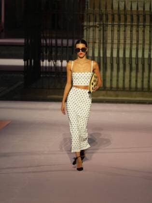 Carolina Herrera fashion show in Madrid s Plaza Mayor during MBFW, Madrid, September 18, 2025. Cordon Press 