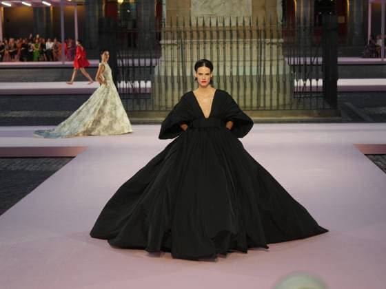 Carolina Herrera fashion show in Madrid s Plaza Mayor during MBFW, Madrid, September 18, 2025. Cordon Press 