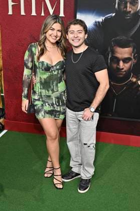 Ryan Ochoa and Katrina Stewart at the premiere of the movie Him The Greatest of All Time at the TCL Chinese Theatre Los Angeles, 17 09 2025 Foto:xD.xStarbuckx xFuturexImagex him_5761