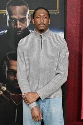 Jalen Williams at the premiere of the movie Him The Greatest of All Time at the TCL Chinese Theatre Los Angeles, 17 09 2025 Foto:xD.xStarbuckx xFuturexImagex him_5807
