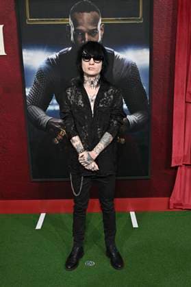 Johnnie Guilbert at the premiere of the movie Him The Greatest of All Time at the TCL Chinese Theatre Los Angeles, 17 09 2025 Foto:xD.xStarbuckx xFuturexImagex him_5811