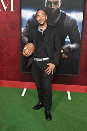 Priizzy at the premiere of the movie Him The Greatest of All Time at the TCL Chinese Theatre Los Angeles, 17 09 2025 Foto:xD.xStarbuckx xFuturexImagex him_5825