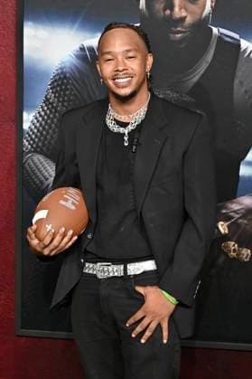 Priizzy at the premiere of the movie Him The Greatest of All Time at the TCL Chinese Theatre Los Angeles, 17 09 2025 Foto:xD.xStarbuckx xFuturexImagex him_5826