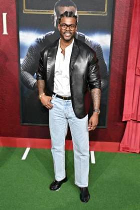 Obio Jones at the premiere of the movie Him The Greatest of All Time at the TCL Chinese Theatre Los Angeles, 17 09 2025 Foto:xD.xStarbuckx xFuturexImagex him_5843