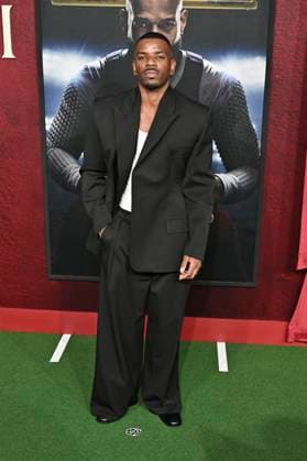 Jermelle Simon at the premiere of the movie Him The Greatest of All Time at the TCL Chinese Theatre Los Angeles, 17 09 2025 Foto:xD.xStarbuckx xFuturexImagex him_5846
