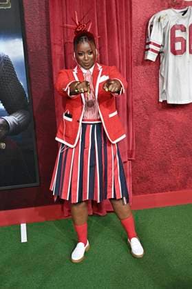 Tierra Whack at the premiere of the movie Him The Greatest of All Time at the TCL Chinese Theatre Los Angeles, 17 09 2025 Foto:xD.xStarbuckx xFuturexImagex him_5967