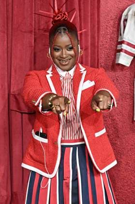 Tierra Whack at the premiere of the movie Him The Greatest of All Time at the TCL Chinese Theatre Los Angeles, 17 09 2025 Foto:xD.xStarbuckx xFuturexImagex him_5968