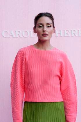 September 18, 2025, Madrid, Madrid, Spain: Olivia Palermo attends Carolina Herrera s Spring-Summer 2026 collection at Plaza Mayor on September 18, 2025 in Madrid, Spain Madrid Spain - ZUMAg15_ 20250918_zaf_g15_180 Copyright: xJackxAbuinx