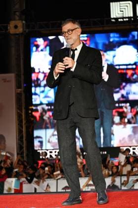 One Battle After Another Red Carpet Director Paul Thomas Anderson attends the red carpet for ˜One Battle After Another™ fan event at Toreo Parque Central. on September 18, 2025 in Mexico City, Mexico. Mexico City CDMX Mexico Copyright: xCarlosxTischlerx