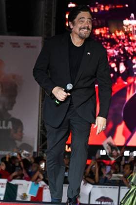 One Battle After Another Red Carpet Actor Benicio del Toro attends the red carpet for ˜One Battle After Another™ fan event at Toreo Parque Central. on September 18, 2025 in Mexico City, Mexico. Mexico City CDMX Mexico Copyright: xCarlosxTischlerx