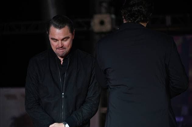 One Battle After Another Red Carpet Actor Leonardo DiCaprio attends the red carpet for ˜One Battle After Another™ fan event at Toreo Parque Central. on September 18, 2025 in Mexico City, Mexico. Mexico City CDMX Mexico Copyright: xCarlosxTischlerx