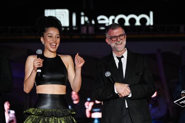 One Battle After Another Red Carpet (L-R) Actress Chase Infiniti and Director Paul Thomas Anderson attend the red carpet for ˜One Battle After Another™ fan event at Toreo Parque Central. on September 18, 2025 in Mexico City, Mexico. Mexico City CDMX Mexico Copyright: xCarlosxTischlerx