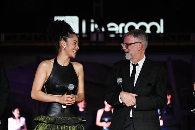 One Battle After Another Red Carpet (L-R) Actress Chase Infiniti and Director Paul Thomas Anderson attend the red carpet for ˜One Battle After Another™ fan event at Toreo Parque Central. on September 18, 2025 in Mexico City, Mexico. Mexico City CDMX Mexico Copyright: xCarlosxTischlerx