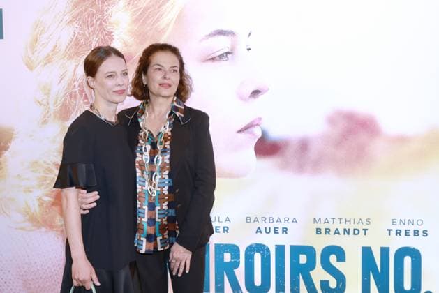 18 09 2025 , Paula Beer and Barbara Auer at the premiere of Miroirs No 3, Filmtheater am Friedrichshain, Berlin, Berlin